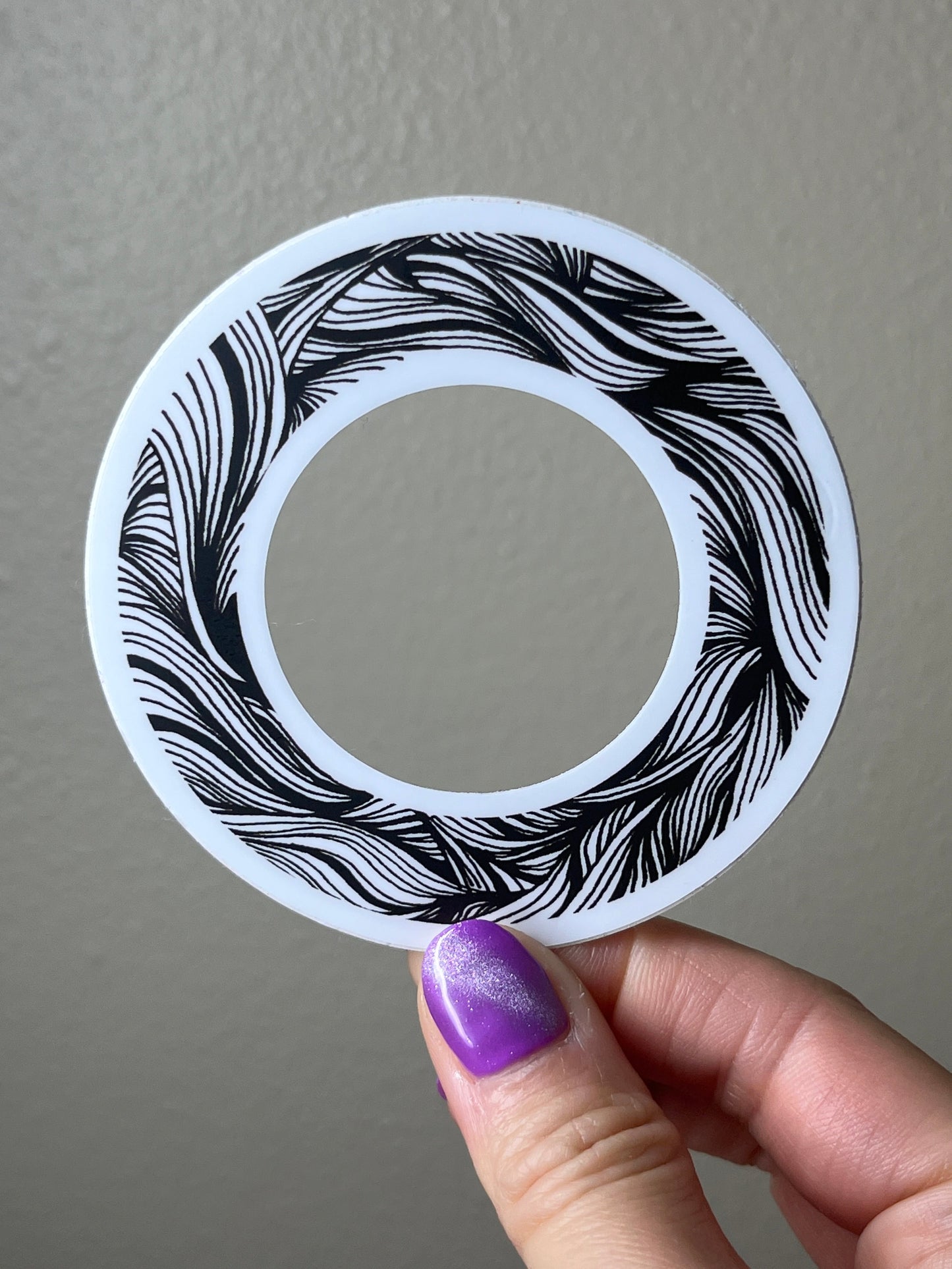 Loop sticker