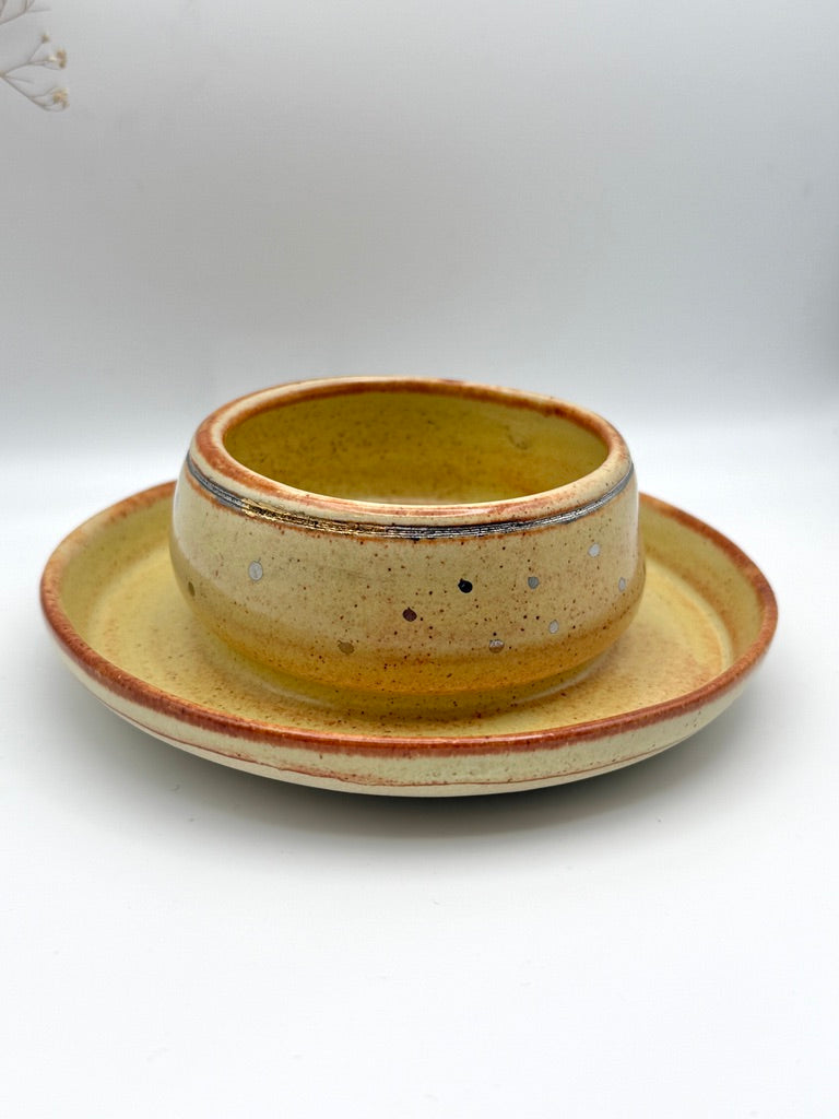 Incense Bowl (Silver Luster)