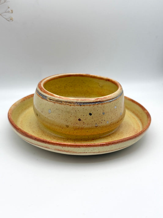 Incense Bowl (Silver Luster)